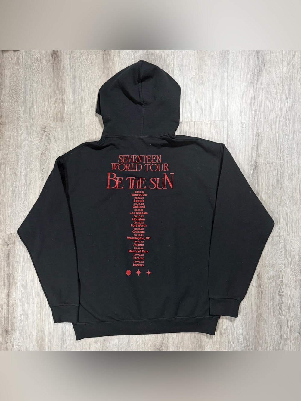 2022 Seventeen Be The Sun World Tour Hoodie Large K Pop